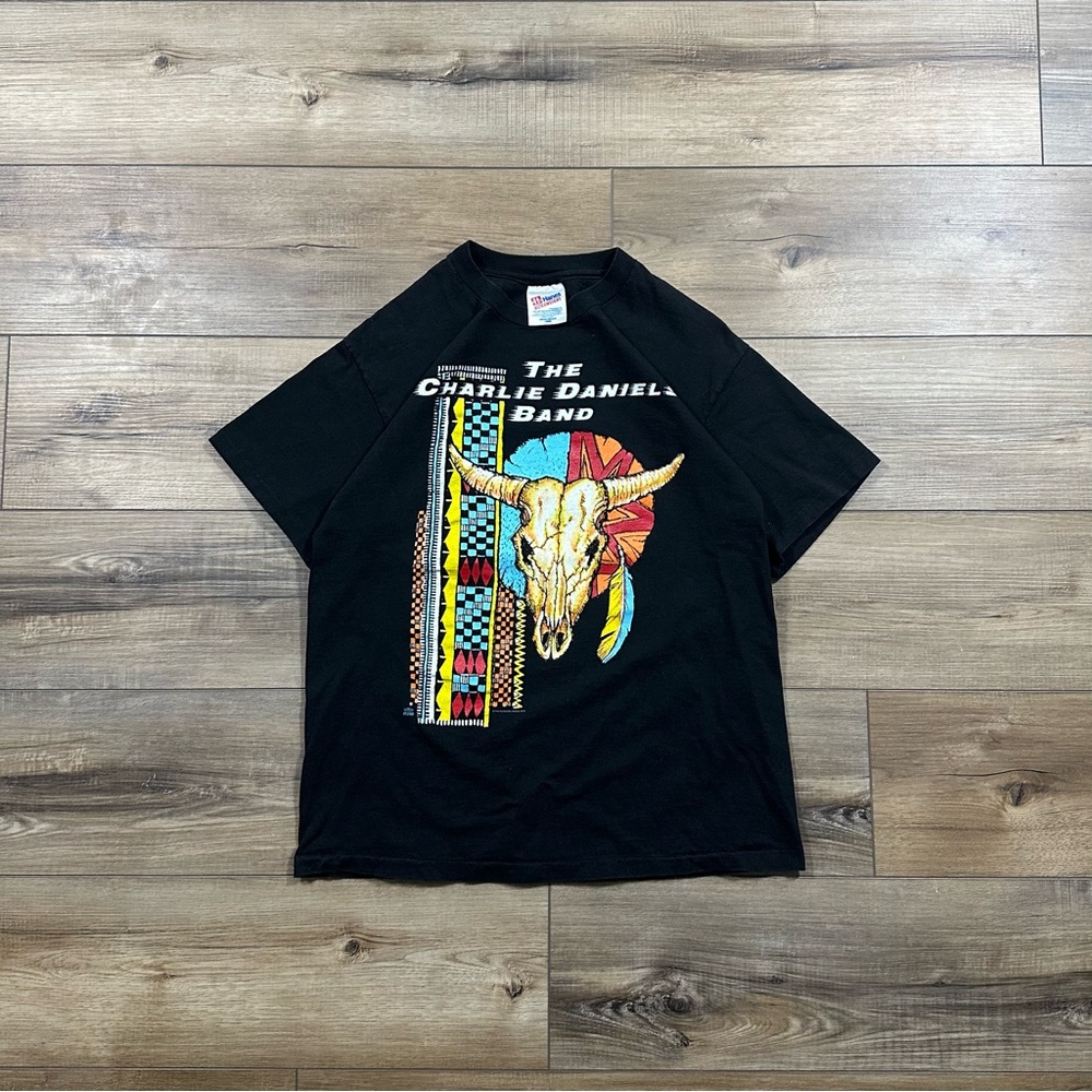 Vintage 1992 Hanes The Charlie Daniel’s Band Single Stitch Band Tee